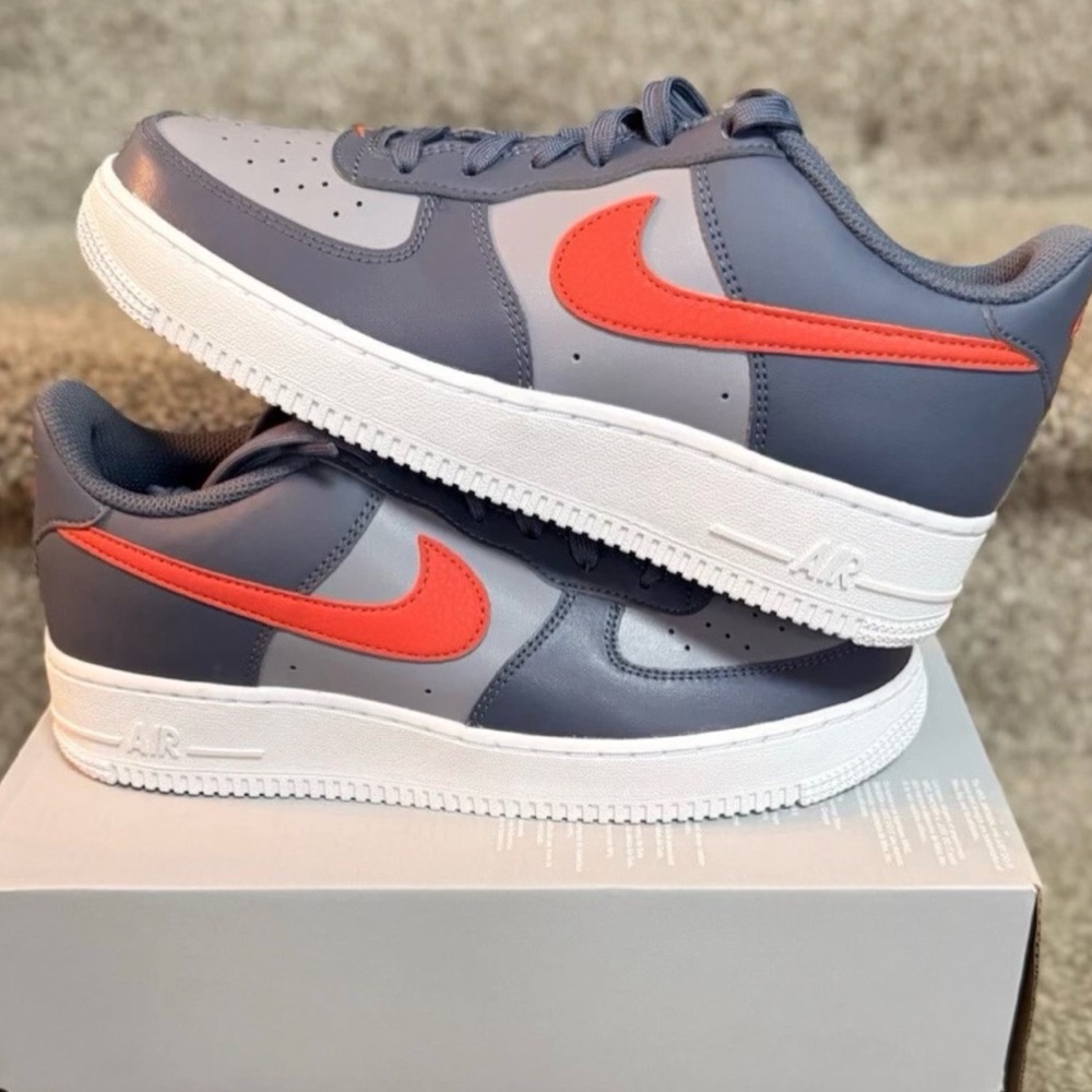 Air Force 1 CEMENT GREY Team Orange Unisex